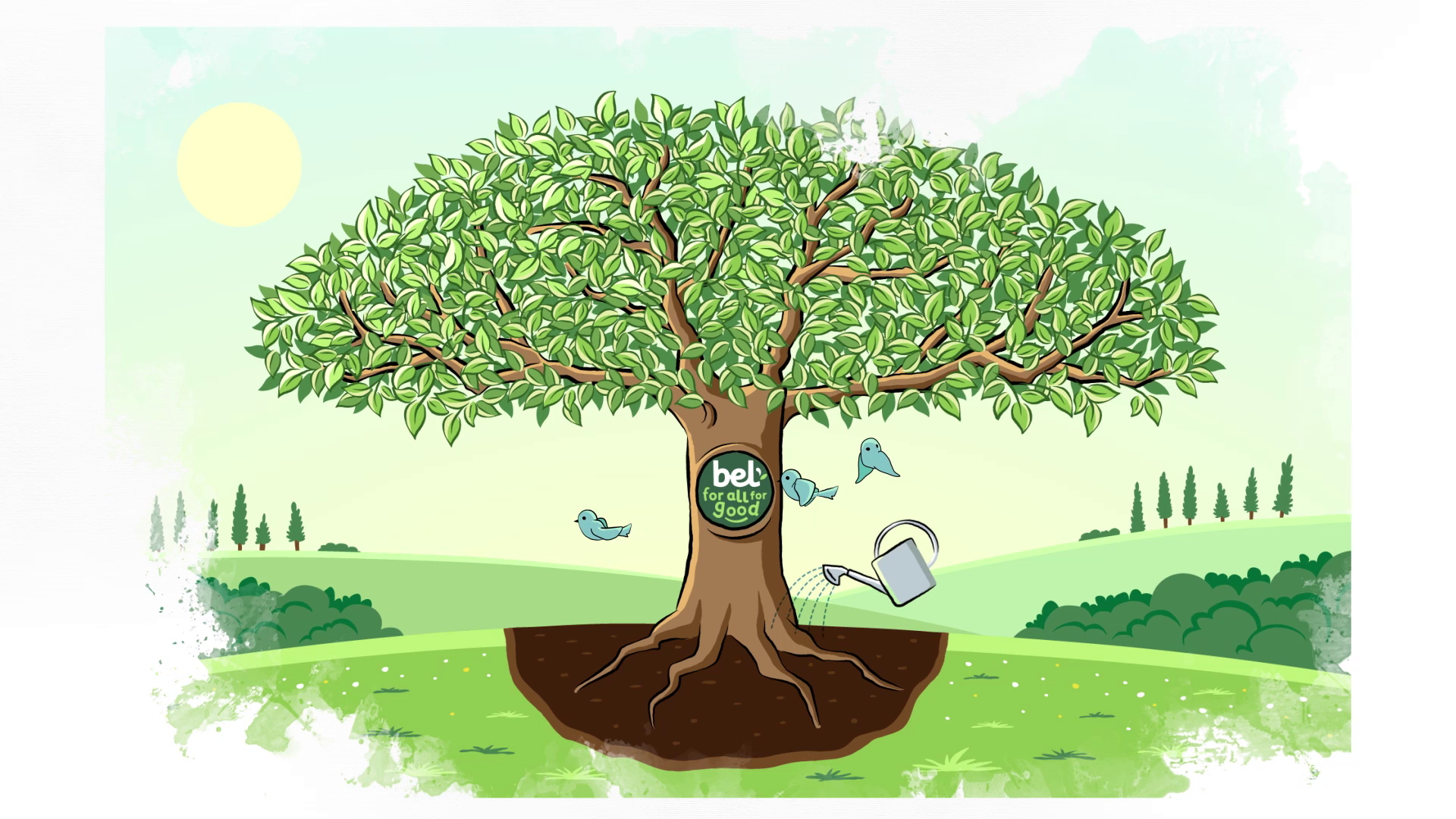 Animation 2D illustrée Bel For All For Good